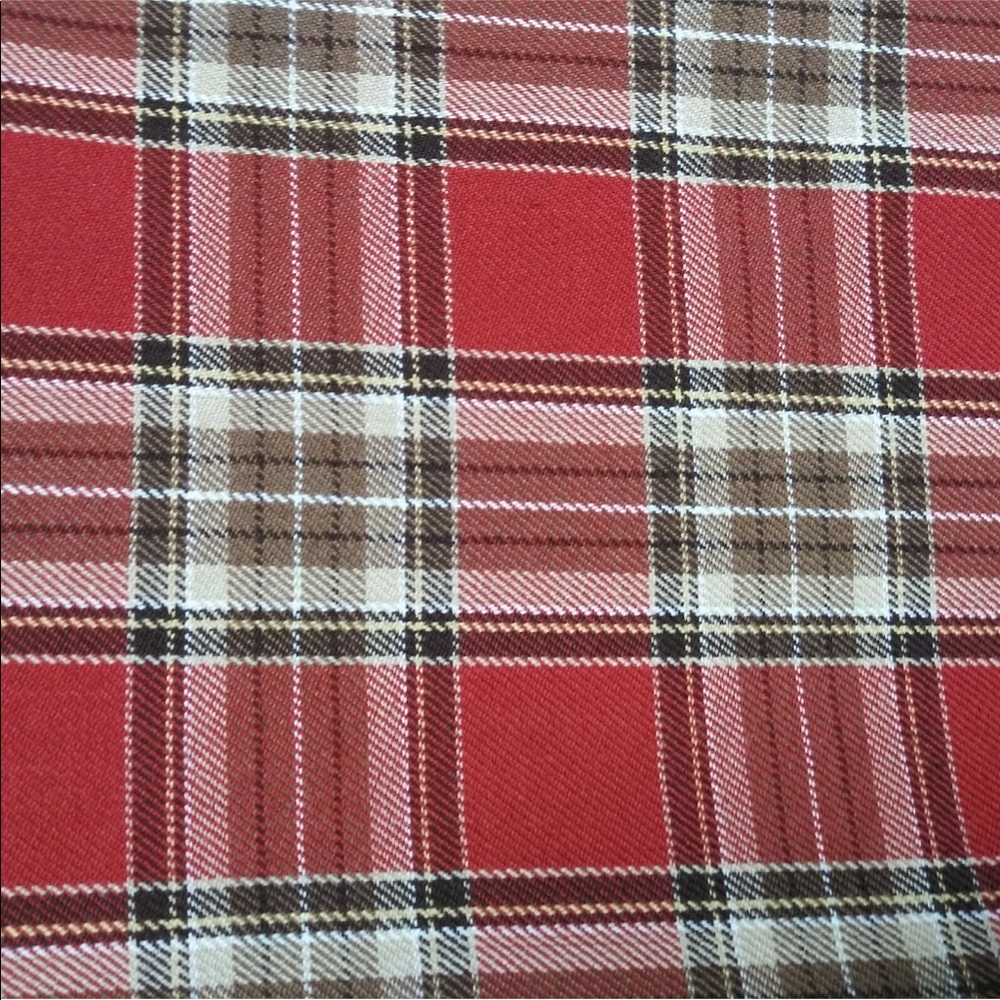 Southern lady plaid nerdy vintage shirt jac sz 12 - Picture 6 of 6